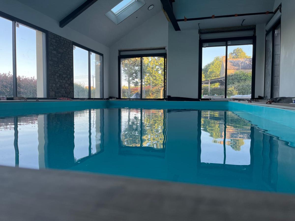 Gite Ti Coz Ex Ti Maen Piscine Interieure 12 Personnes Caden Exterior foto